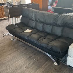 Leather Loft Bed 