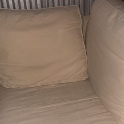 Pottery barn couch n chair