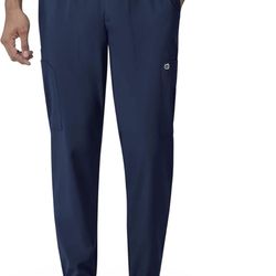 WonderWink Men’s Scrub Pants Joggers Med M Navy