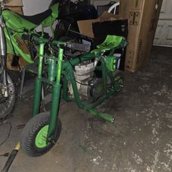 2025 Homebuilt minibike 8 hp Tecumseh  governor removed .