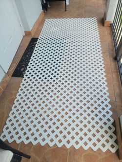 Plastic mesh for balconies or fences