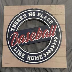 Sports Theme Wall Decor(boys room, rustic, Baseball)