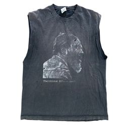 Vintage 90s Thelonious Sphere Monk Jazz Pianist Shirt Large