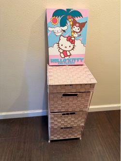 Drawer - pink woven drawer