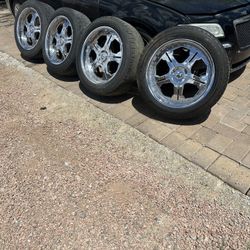 22 inch DVinci Chevy Silverado wheels gmc 6 lug  Yukon sierra Tahoe rims