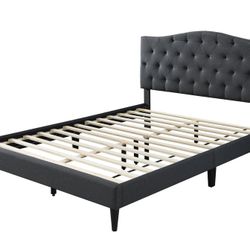 New Queen Driftwood Avery Platform Frame