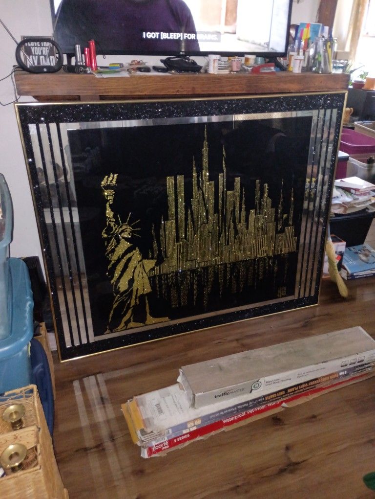 60 Wide X 48 1/2 Tall New York City Skyline Wall art