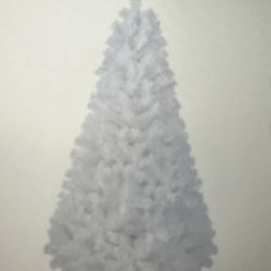 5ft Artificial PVC Christmas Tree With Stand , Indoor/outdoor In White 