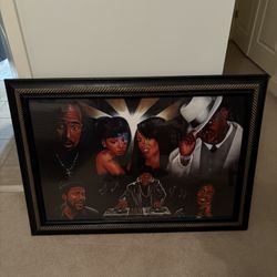 Rare Hip Hop R&B missing you Canvas Art Legends