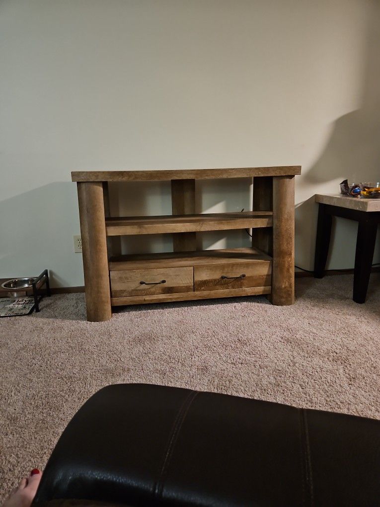 Stone Brown TV Stand