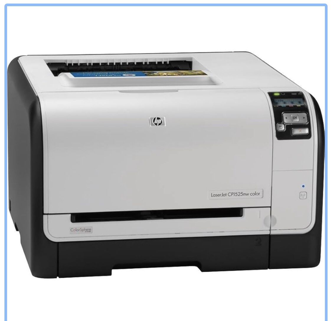 Used HP Laserjet Pro CP1525nw Color Printer (CE875A)  Mint Condition 