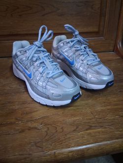 Nike P-6000 Silver Blue Sneakers