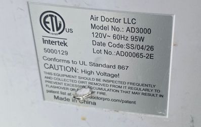 Air Doctor AD3000 Air Purifier