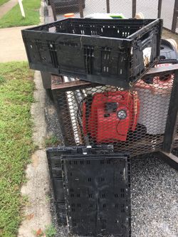 For foldup craft crates stackable all for only $20 firm