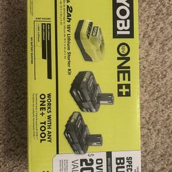 Ryobi One Lithium Starter Kit