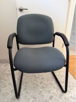 Padded Chair - Dark Blue