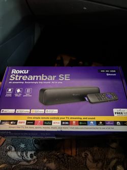 Roku Streambar SE 4K Streaming Soundbar
