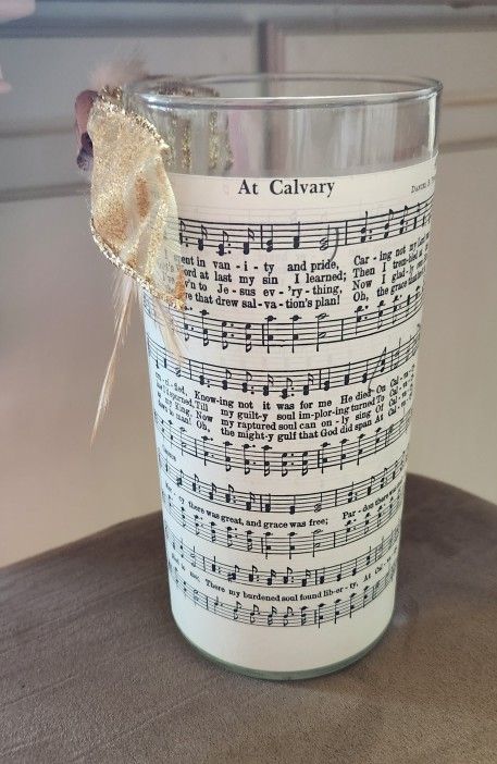 Beautiful Hymn Candle Holder