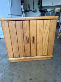 FREE Oak cabinet