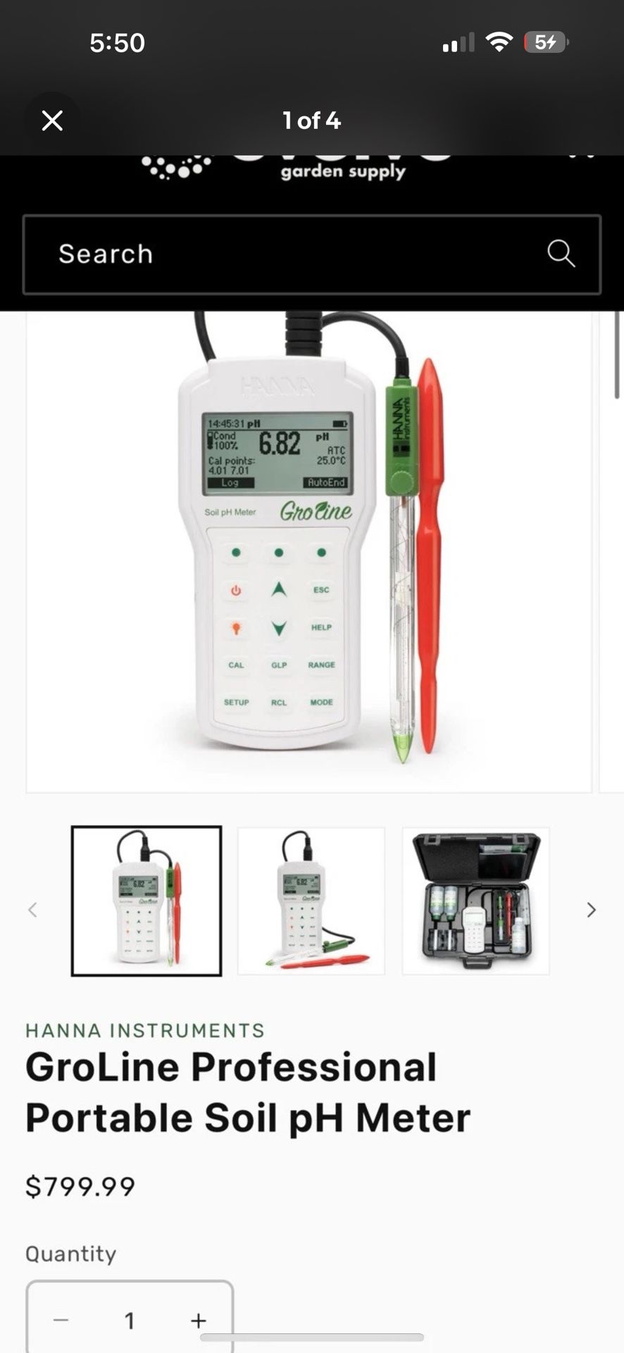 Groline Professional Portable Soul PH Meter