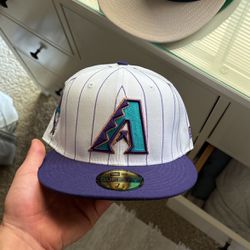 Arizona Diamondbacks New Era Fitted Hat Size 7 1/2