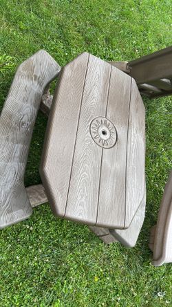 Toddler table and slide