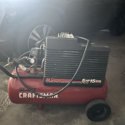 Craftsman 5HP 15Gal Air compressor
