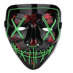 The Purge Light Up GREEN MASK