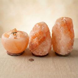 Three Large Salt Lamps