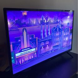 Barely Used 32in LED Roku tv -TCL