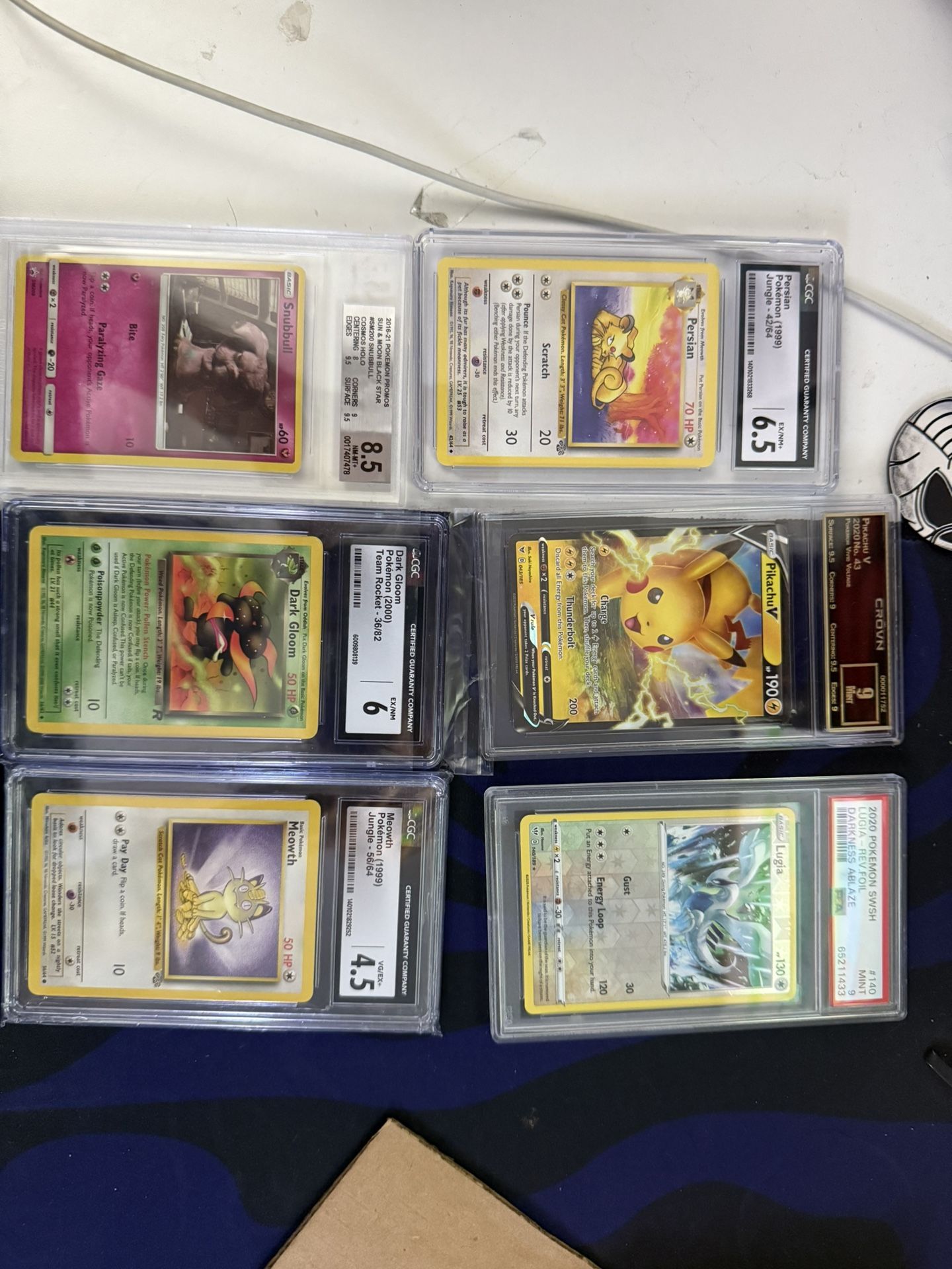 Pokemon CGC PSA CROWN slabs