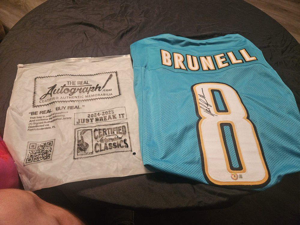 Mark Brunell Custom Autographed Jersey 