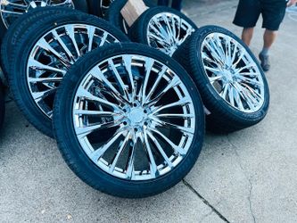24" CHROME RIMS GMC CHEVT ESCALDE WE FINANCE 