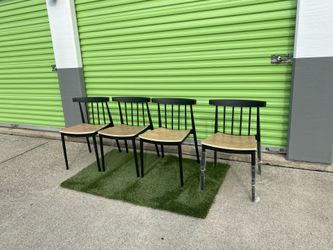 Libertyville Slat Back Stacking Side Chair Set Of 4  ⚠️Read Description⚠️