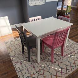 Potterybarn Kids tabke with 4 chairs
