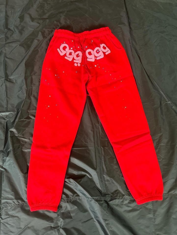 Sp5der Worldwide Pants Red Angel 555 Sweatpants