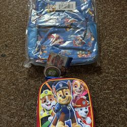 Paw Patrol Backpack And Lunch Box 