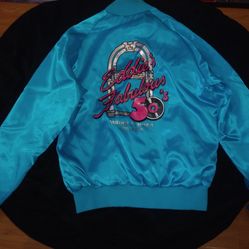Blue Bomber Jacket 1980s Eddie's Fabulous 50s Casino And Diner
