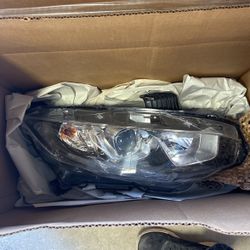 CAPA- Certified Left (Driver) Headlight Assembly 2016-2020 Honda Civic