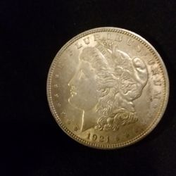 1921 Silver Coin Excellent Condition 