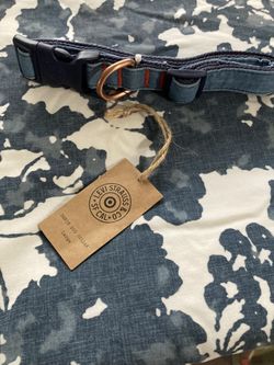 New- Levi Strauss Levi's X Target Blue Jean Denim Dog Collar 