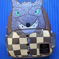 LOUNGEFLY EXCLUSIVE DISNEY THE NIGHTMARE BEFORE CHRISTMAS NBC WOLFMAN COSPLAY MINI BACKPACK - NWTs