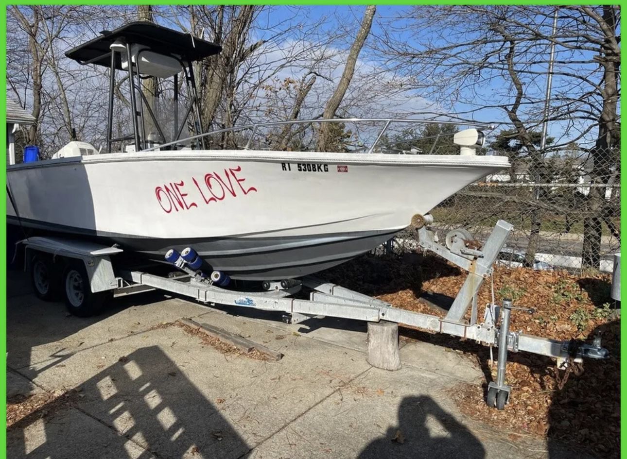 Two boats with outboards and trailers 1994 and 1990 1994 A & L Fiberglass Duke 21’ Saltwater Fishing Boat  and trailerJohnson 200HP Ocean Runner and 1990 Hydra-Sports 18' with trailer and two engines Both Center Console 1994 A & L Fiberglass Duke 21’ Saltwater Fishing Boat  and trailerJohnson 200HP Ocean Runner and 1990 Hydra-Sports 18' with trailer and two engines Center Console