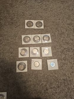 11 Quarters All Mint Errors Except The Toned One