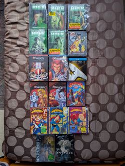 DVD Collection Hulk Thundercats Superman Star Trek
