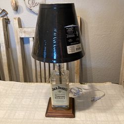 Jack Daniel Tennessee Honey Lamp 5” w x 17.5”h