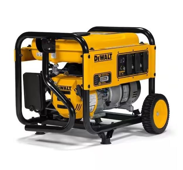 DEWALT 4500 Watt Gas Powered Portable Generator with Idle...