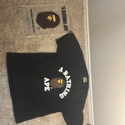 Black men’s small bape shirt