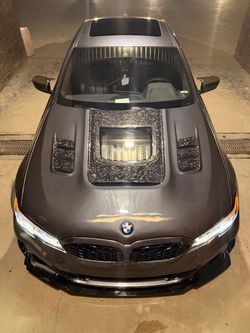 BMW g20 330i m340i Cmst forged carbon fiber transparent hood