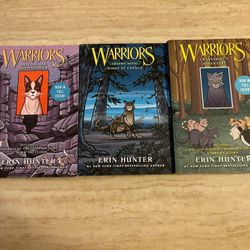 3 Warriors Graphic Novels by Erin Hunter